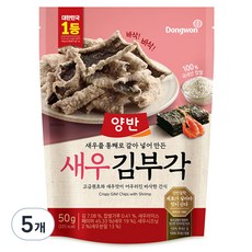양반 새우 김부각, 50g, 5개