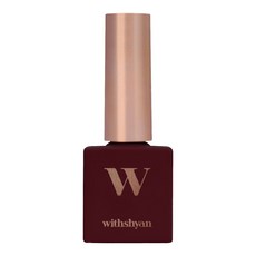 Withshyan 彩色美甲凝膠 W11 紅豆紅, 細緻輕薄, 無刷痕, W11 Red bean 紅豆紅, 10g, 1瓶