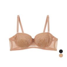 비너스 여성용 3D 반컵 패드 브라 C D E컵