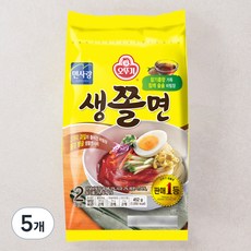 오뚜기 생쫄면 2인분, 452g, 5개