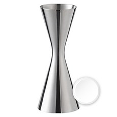 칼딘 더블 사이드 홈텐딩 칵테일 지거 30/60ml + 버블 클리너 세트, 1세트, 실버 베이직