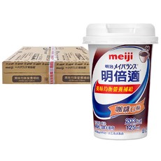 明治 明倍適 營養補充食品 咖啡口味 24入, 125ml, 24個