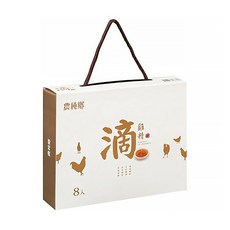 農純鄉 台灣公司貨 滴雞精, 8包, 50ml, 1盒