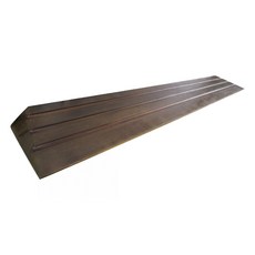 感恩使者 木製斜坡板, 60cm 棕色 原木 輔椅使用, 深褐色, 80 x 19 x 6cm, 1個