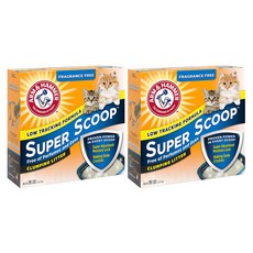 ARM&HAMMER 超凝結貓砂, 無香味, 99%低粉塵, 超強凝結力, 易於清潔, 9.07kg, 2盒