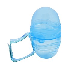 Chicco 智高 二合一安撫奶嘴收納盒, 雙奶嘴收納盒, 不含雙酚A, 藍色, 1個