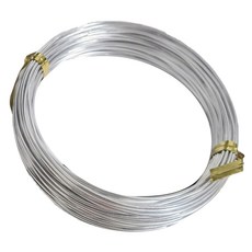 手工藝色彩鐵絲 1mm, 1個, 01銀