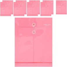 모닝글로리 1200 컬러 세로형 봉투화일, 10개, 핑크