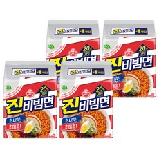 오뚜기 진비빔면 156g, 16개