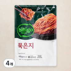 비비고 묵은지, 4개, 400g