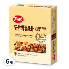 포스트 단백질바, 500g, 6개