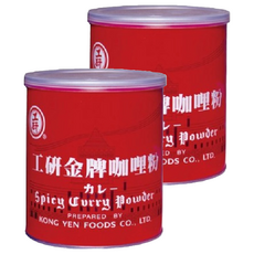 工研 金牌咖哩粉, 400g/罐, 2罐