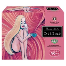 BARISTA COFFEE 西雅圖 即品約克夏奶茶, 香醇濃郁 口感順滑, 25公克x100包入, 25g, 100包, 1盒
