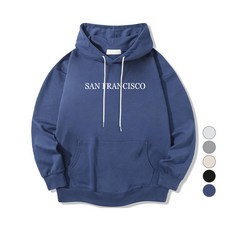 ILLUSO 男女通用舊金山柔軟特殊棉質連帽衫