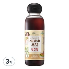 샘표 새미네부엌 진간장, 450ml, 3개
