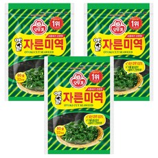 오뚜기옛날 자른미역, 80g, 3개