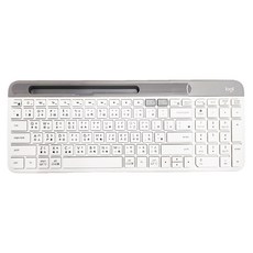logitech 羅技 超薄跨平台藍牙鍵盤 原廠保固, K580, 珍珠白, 剪刀腳按鍵