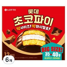 롯데 초코파이 12p, 480g, 6개