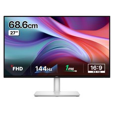 델 FHD IPS 144Hz 스피커 피벗 27 Plus 모니터, 68.6cm, S2725HSM