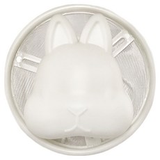 ECHO 兔子洗衣綿絮收集網, 約直徑10x19CM, 兔子, 1個