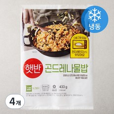 햇반 곤드레나물밥 2인분 (냉동), 433g, 4개