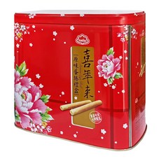 喜年來 原味蛋捲禮盒，新鮮優質蛋液，濃郁蛋香, 512g, 1盒