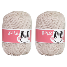 yarna 올리오 뜨개실, 702연베이지, 2개 702연베이지, 2개