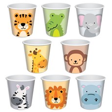 코멧 동물 종이컵 190ml, 1개, 200개입