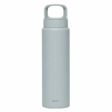 WOKY 沃廚 台灣公司貨 輕芯鈦提手運動保溫瓶, 舶灰, 850ml, 1個