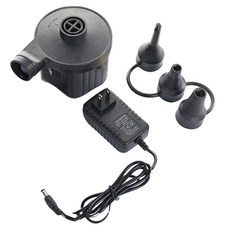 S-SportPlus+ 電動充氣泵 家用 車用 快速充氣 泳圈 氣墊床 玩具, 黑色, 1個