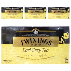 TWININGS 唐寧茶 皇家伯爵茶，佛手柑風味，經典紅茶, 2g, 25包, 4盒