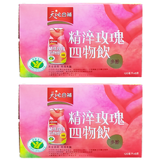 天地合補 精淬玫瑰四物飲，生理期後保養，調整體質，120毫升 x 6瓶, 120ml, 2盒