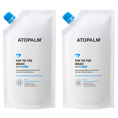 ATOPALM 愛多康 從頭到腳清洗補充裝型, 2個, 250ml