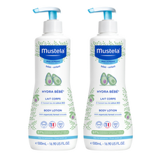 mustela 慕之恬廊 慕之幼爽身潤膚乳, 500ml, 2瓶