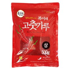 복이네먹거리 중국산 고춧가루 상 보통맛 중간굵, 500g, 1개