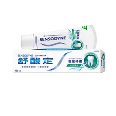 SENSODYNE 舒酸定 專業修復抗敏牙膏 沁涼薄荷, 100g, 1條