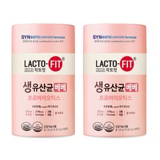 락토핏 생유산균 베베 60포, 120g, 2개