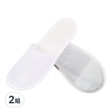 小麥購物 拋棄式拖鞋 加厚款6mm Y003 42g 10雙, 白色, 2組
