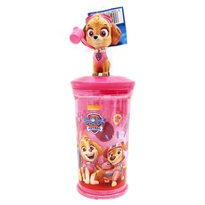 PAW PATROL 汪汪隊立大功 吸管水杯 附糖果, 1個, 顏色隨機