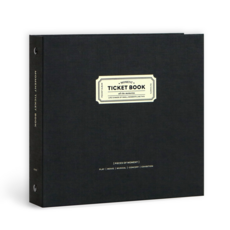 아이코닉 모멘트 티켓북 스크랩북, 04 Navy, 28매, 1개