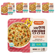 ivenet 艾唯倪 即食營養副食品, 150g, 6盒, 牛肉菠菜口味