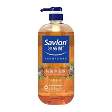 Savlon 沙威隆抗菌沐浴露 沉靜松木, 深度清潔, 溫和草本配方, 1000ml, 1L, 1瓶