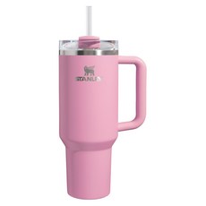 스탠리 퀜처 H2.0 플로우스테이트 텀블러, 시즐링핑크, 1.18L, 1개 시즐링 핑크, 1.18L, 1개