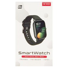songwin 尚之宇 SMART WATCH智慧手錶 4.8 x 38.5 x 1cm 41g, 黑色, 1.96吋
