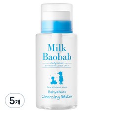 밀크바오밥 베이비 앤 키즈 워터 유아페이셜클렌져, 5개, 290ml