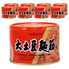大茂 大土豆麵筋, 全素系列, 口感柔韌富彈性, 傳統中式早餐必備, 170g, 9罐