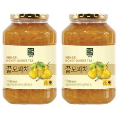 NOKCHAWON 綠茶園 蜂蜜風味溫桲茶果醬, 1kg, 2罐