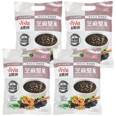 ViVa 萬歲牌 元氣什穀堅果飲 芝麻堅果口味 原果研磨 顆粒口感, 28g, 12包, 4袋