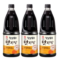 청정원 햇살담은 맛간장 조림볶음용, 1.7L, 3개