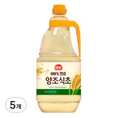 [해표] 양조식초, 1.8L, 5개